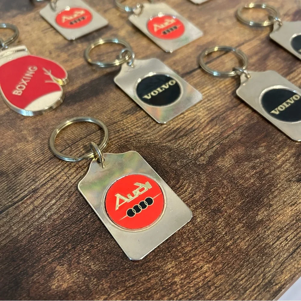 80’s Vintage Car Keychains Audi BMW Volvo German auto